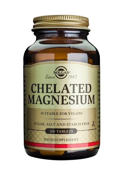 SOLGAR CHELATED MAGNESIUM 100 TABL